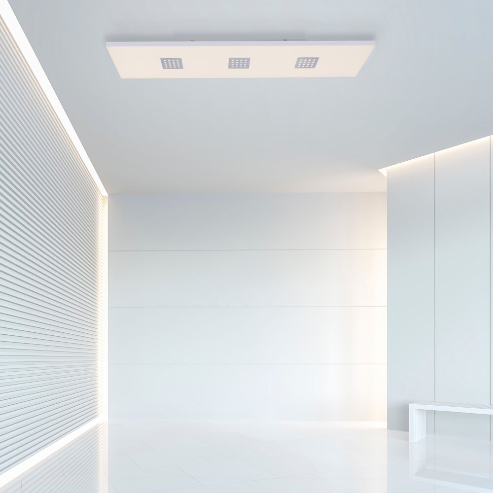 Paul Neuhaus PURE-NEO Plafondlamp LED Aluminium, 3-lichts, Afstandsbediening main product photo