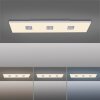 Paul Neuhaus PURE-NEO Plafondlamp LED Aluminium, 3-lichts, Afstandsbediening