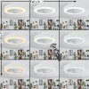 Azenha plafondventilator LED, 1-licht, Afstandsbediening
