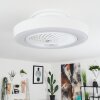 Azenha plafondventilator LED, 1-licht, Afstandsbediening