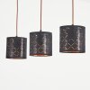 Tallaboa Hanglamp Zwart, 3-lichts