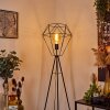Bardhaman Staande lamp Zwart, 1-licht