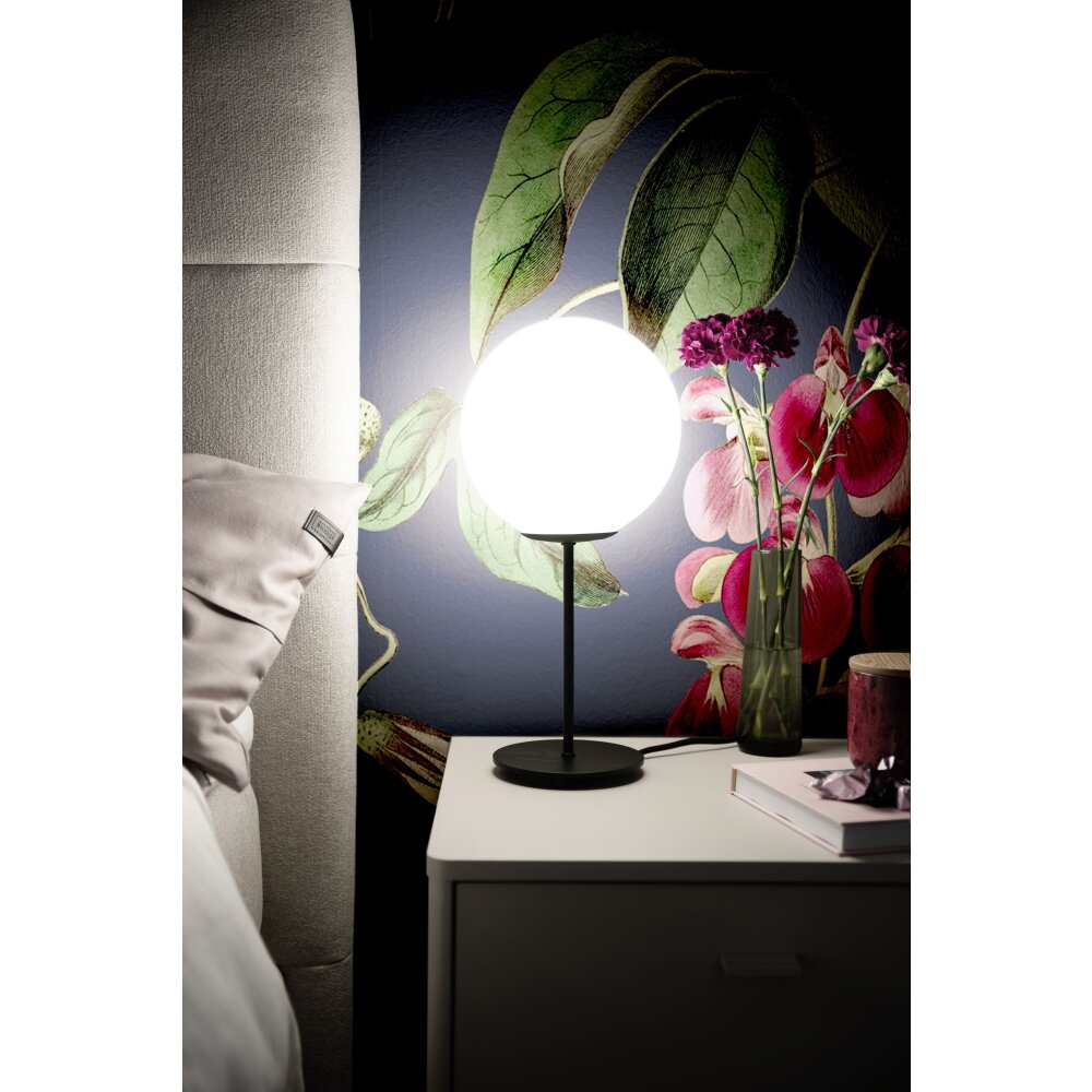 SCHÖNER WOHNEN-Kollektion PALAIS Tafellamp Zwart, 1-licht main product photo