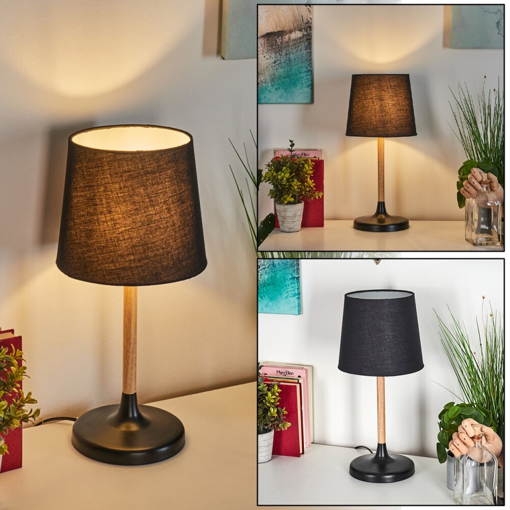 Frecheiro Tafellamp Natuurlijke kleuren, Zwart, 1-licht main product photo