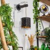 Tallaboa Muurlamp Bruin, Zwart, 1-licht