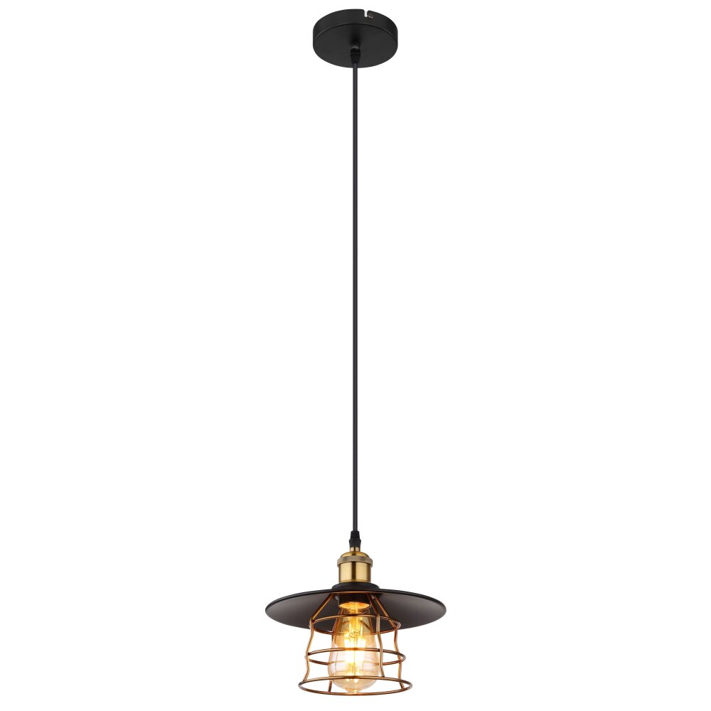 Globo VIEJO Hanger Zwart, 1-licht main product photo