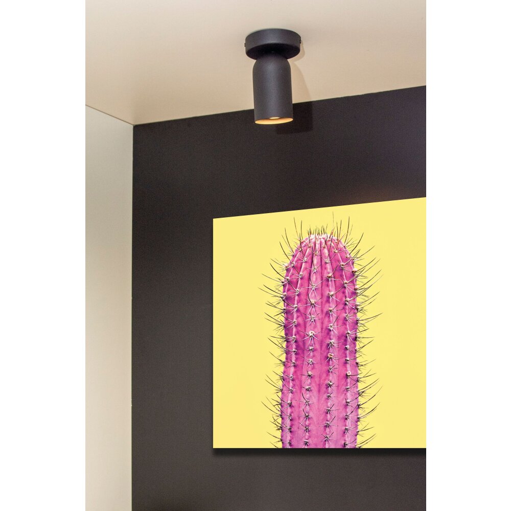 Lucide PUNCH Muurlamp Zwart, 1-licht main product photo