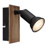 Globo DREW Muurlamp Bruin, Zwart, 1-licht