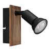 Globo DREW Muurlamp Bruin, Zwart, 1-licht