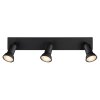 Globo DREW Plafondlamp Zwart, 3-lichts