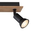 Globo DREW Plafondlamp Bruin, Zwart, 3-lichts
