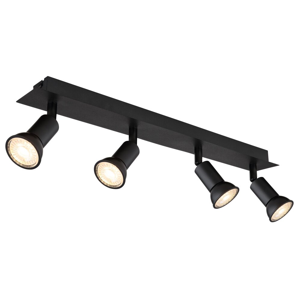 Globo DREW Plafondlamp Zwart, 4-lichts main product photo