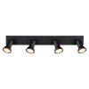 Globo DREW Plafondlamp Zwart, 4-lichts