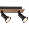Globo DREW Plafondlamp Bruin, Zwart, 4-lichts