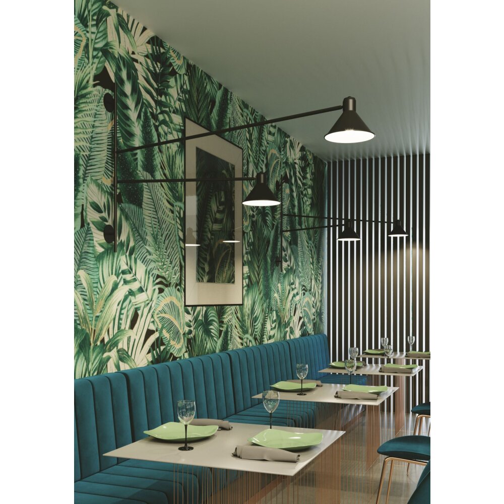 Luce-Design DUETTO Muurlamp Zwart, 1-licht main product photo