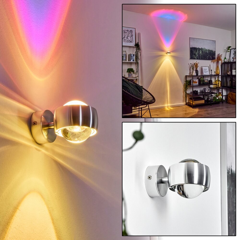 Sapri Muurlamp Zilver, 1-licht main product photo