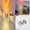Sapri Muurlamp Zilver, 1-licht