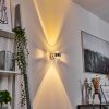 Sapri Muurlamp Zilver, 1-licht