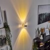 Sapri Muurlamp Zilver, 1-licht