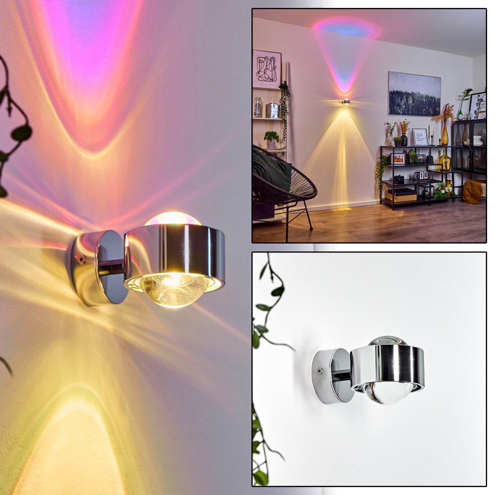 Sapri Muurlamp Chroom, 1-licht main product photo