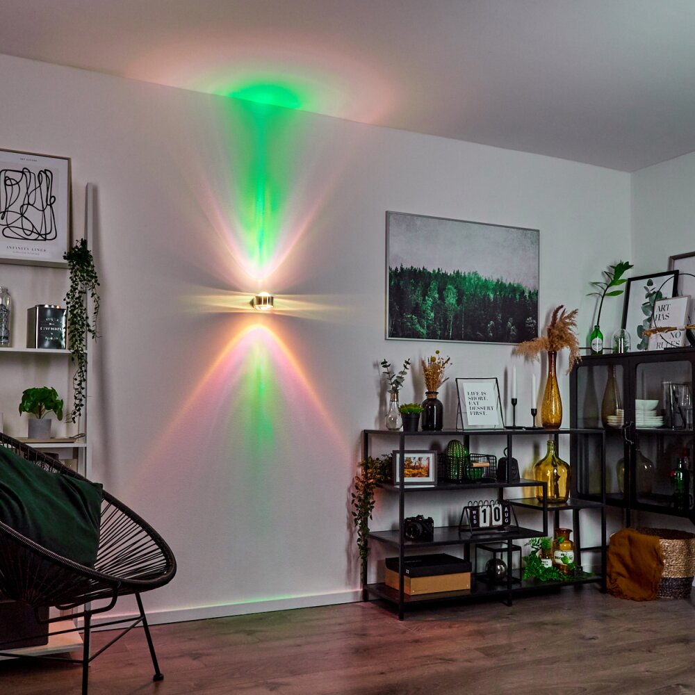 Sapri Muurlamp Chroom, 1-licht