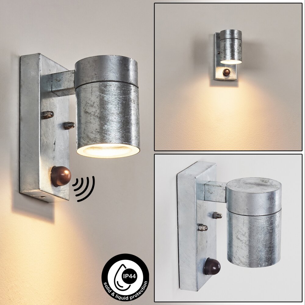Bessiebelle Buiten muurverlichting Gegalvaniseerd, 1-licht, Bewegingsmelder main product photo