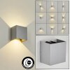 Hoods Buiten muurverlichting LED Grijs, 2-lichts