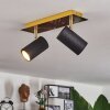 Zuoz Plafondlamp Goud, 2-lichts