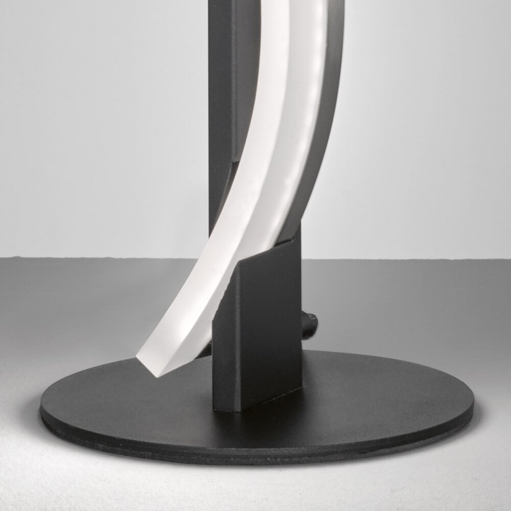 Fischer & Honsel Bridge Tafellamp LED Zwart, 1-licht