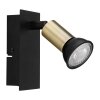 Globo DREW Muurlamp Zwart, 1-licht