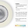 Leuchten-Direkt PATRICK plafondventilator LED Zilver, 1-licht, Afstandsbediening, Kleurwisselaar