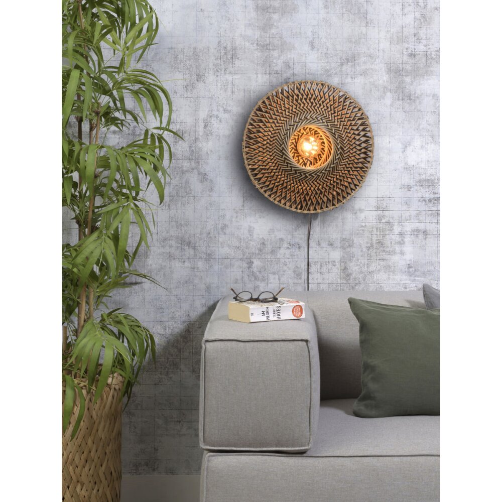 Good & Mojo BALI Muurlamp Zwart, 1-licht main product photo