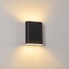 Vion Muurlamp Zwart, 2-lichts