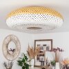 Pucapa Plafondlamp Natuurlijke kleuren, Wit, 1-licht