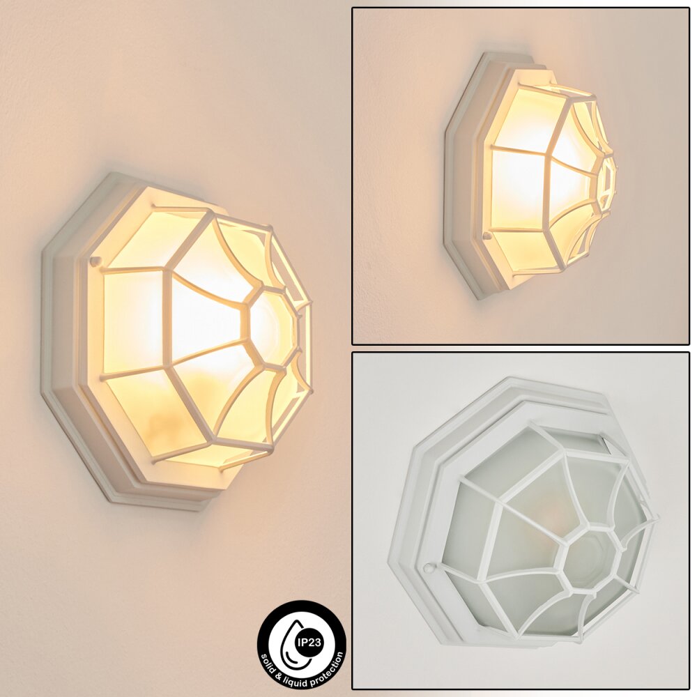 Ibacache Buiten muurverlichting Wit, 1-licht main product photo