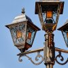 Halla Padverlichting Bruin, Goud, Zwart, 3-lichts
