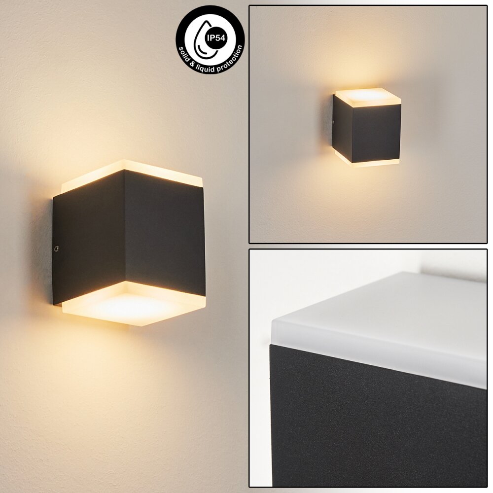 Oatlands Buiten muurverlichting LED Antraciet, 2-lichts main product photo