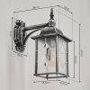Talca Buiten muurverlichting Zwart, Zilver, 1-licht