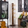 Canedo Staande lamp Hout donker, Zwart, 4-lichts