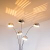 Nikkala Staande lamp Chroom, 5-lichts