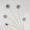Nikkala Staande lamp Chroom, 5-lichts