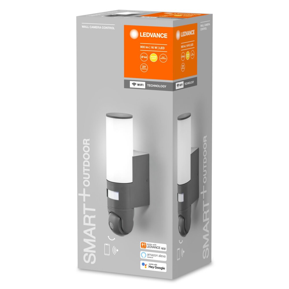 LEDVANCE Smart+ Buiten muurverlichting Grijs, 1-licht, Bewegingsmelder