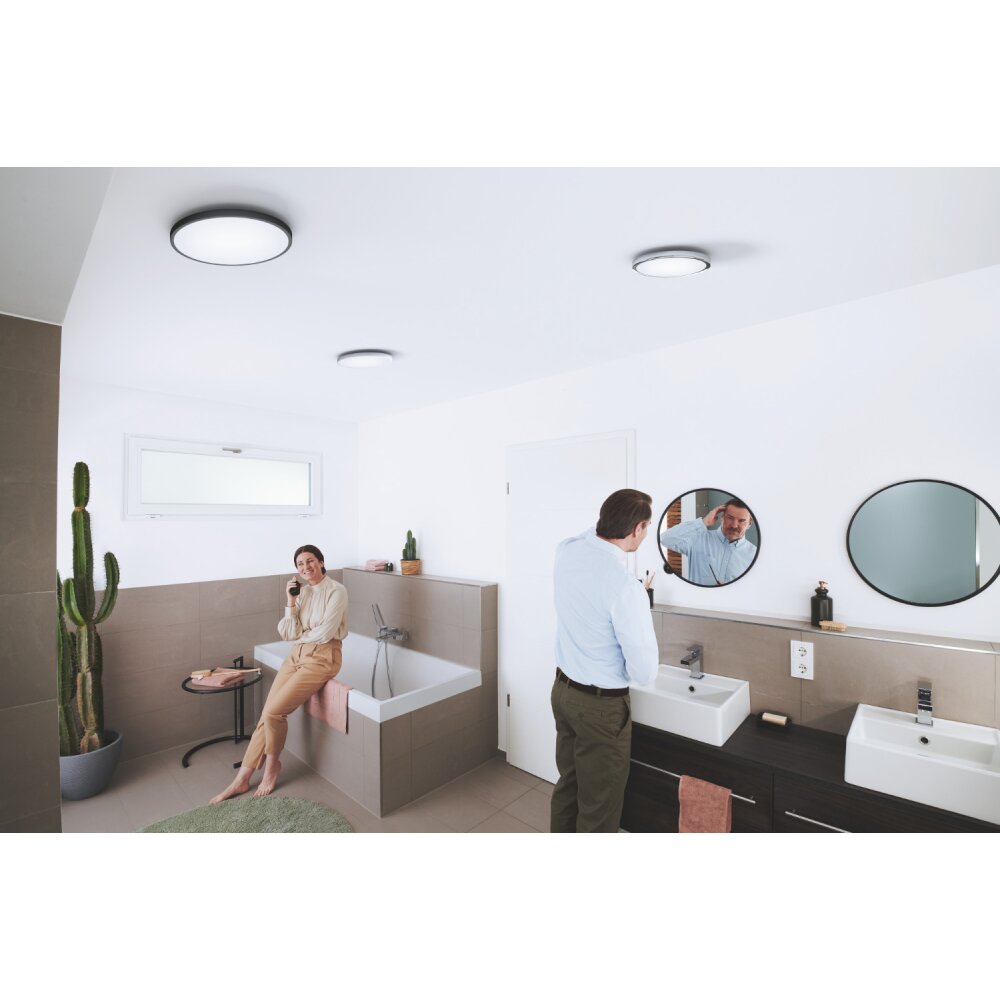 LEDVANCE Bathroom Plafondlamp Wit, 1-licht main product photo