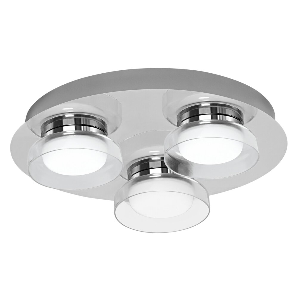 LEDVANCE Bathroom Plafondlamp Zilver, 1-licht main product photo