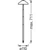 LEDVANCE Indoor Garden Grondspies Wit, 1-licht