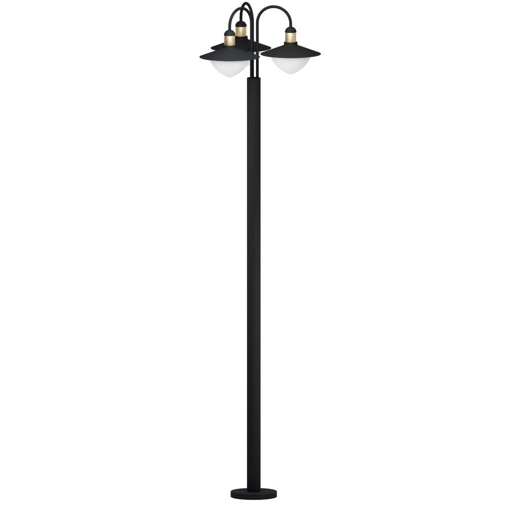 Eglo SIRMIONE Buiten staande lamp Goud, Zwart, 3-lichts main product photo