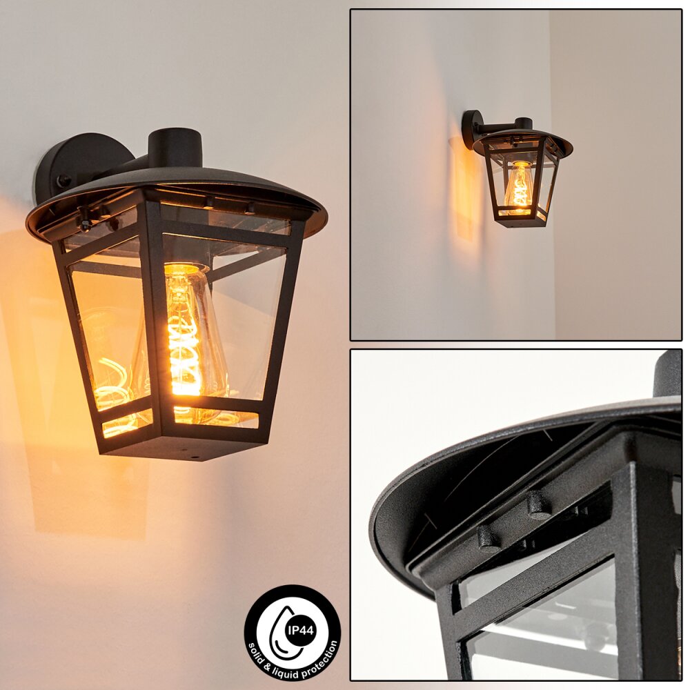 Ausipar Buiten muurverlichting Zwart, 1-licht main product photo