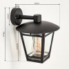 Ausipar Buiten muurverlichting Zwart, 1-licht