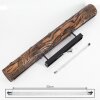 Canedo Plafondlamp Bruin, Natuurlijke kleuren, Zwart, 5-lichts