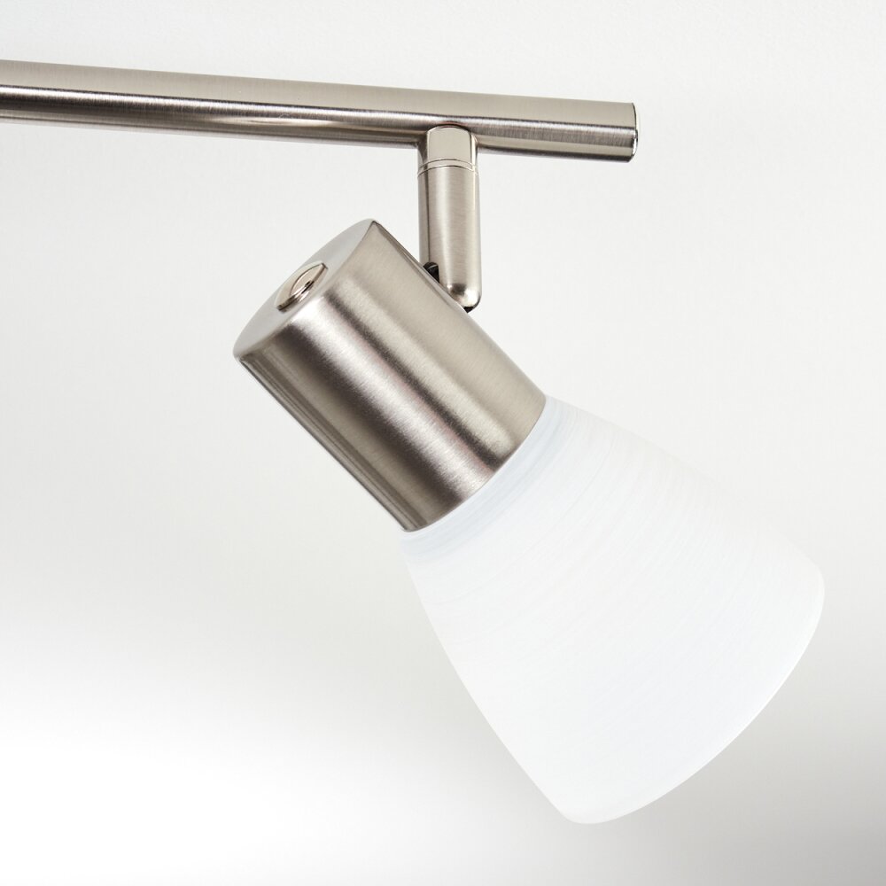 Villaseca Plafondlamp LED Nikkel mat, 4-lichts